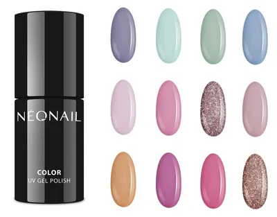 NeoNail Bloomy Vibes Collection, UV Gel Polish (Lakier hybrydowy)