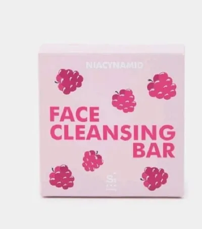 Sinsay Face Cleansing Bar Raspberry + Niacynamide (Mydło do twarzy)