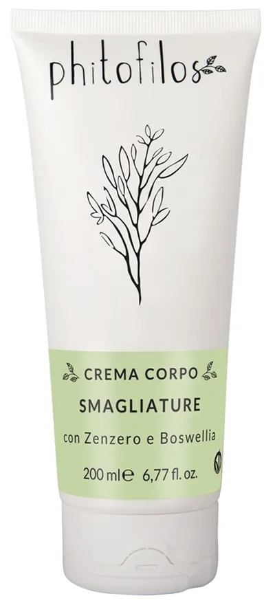 Phitofilos Crema Corpo Smagliature con Zenzero e Boswellia (Profilaktyczny krem do ciała zapobiegający rozstępom)