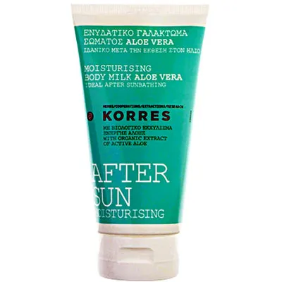 Korres After Sun Moisturising Body Milk Aloe Vera (Nawilżające mleczko do ciała z organicznym aloesem)