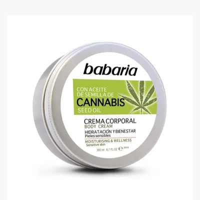 Babaria Natural Cosmetics Cannabis Seed Oil, Body Cream (Krem do ciała z olejkiem z konopii)