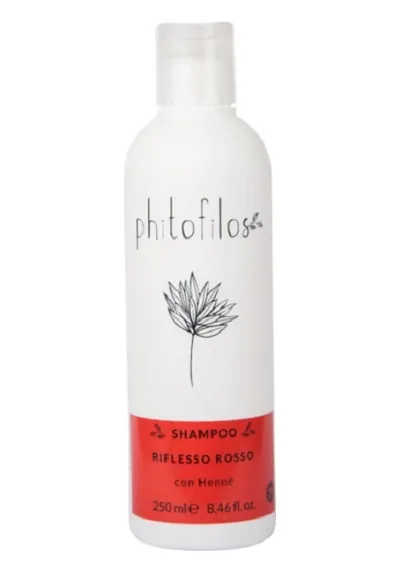 Phitofilos Shampoo Riflesso Rosso Con Henne (Szampon oczyszczający z henną)