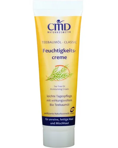 CMD Naturkosmetik Teebaumol, Classic Feuchtigkeitscreme (Krem nawilżający z olejkiem z drzewa herbacianego)