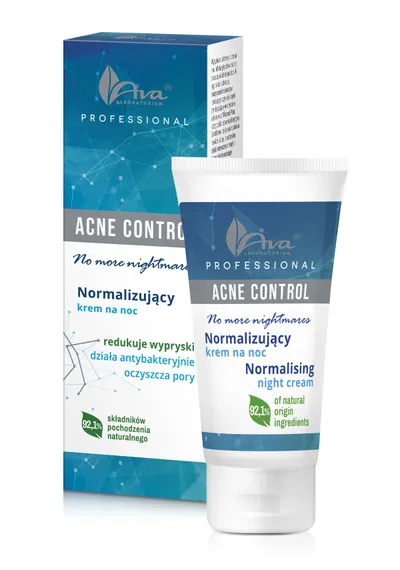 Laboratorium Kosmetyczne AVA Acne Control, Normalising Night Cream (Normalizujący krem na noc)