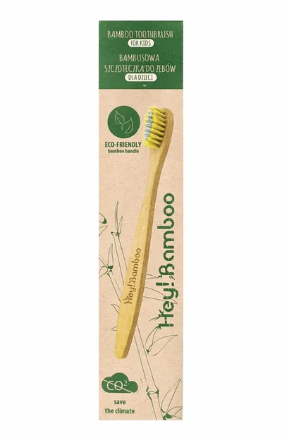 Hey! Bamboo Bamboo Toothbrush For Kids (Bambusowa szczoteczka do zębów dla dzieci)