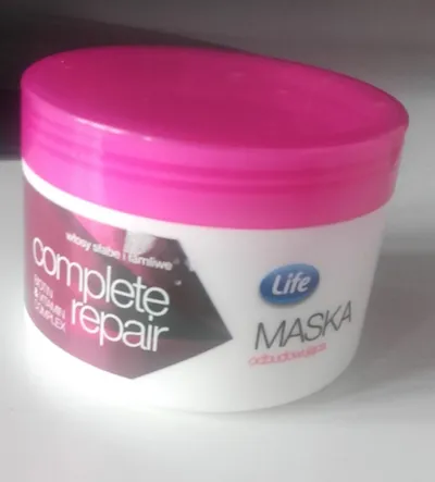 Life Complete Repair, Biotin & Vitamin Complex Hair Mask (Maska do włosów słabych i łamliwych odbudowująca)