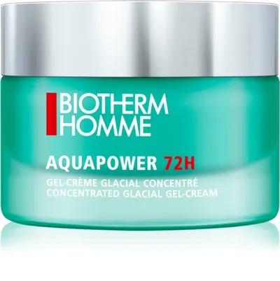 Biotherm Homme, Aquapower 72H Gel-Creme Glacial Concentre (Żelowy krem nawilżający)