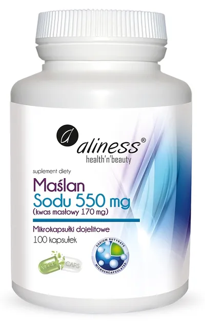 Aliness Maślan sodu, Suplement diety