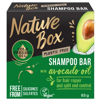 Nature Box Szampon w kostce z olejem z awokado