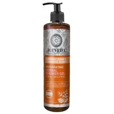 Iceveda Cedar & Sandal, Invigorating Herbal Shower Gel (Orzeźwiający żel pod prysznic)