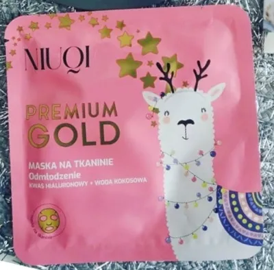 Niuqi Premium Gold, Maska na tkaninie `Odmłodzenie`