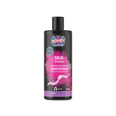 Ronney Professional, Smoothing Silk Sleek Shampoo (Szampon wygładzający do włosów cienkich i matowych)