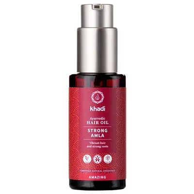 Khadi Ayurvedic Hair Oil Strong Amla (Wzmacniający olejek do włosów)