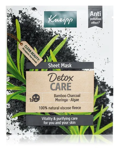 Kneipp Sheet Mask Detox Care (Maseczka płócienna z efektem detoksykującym)