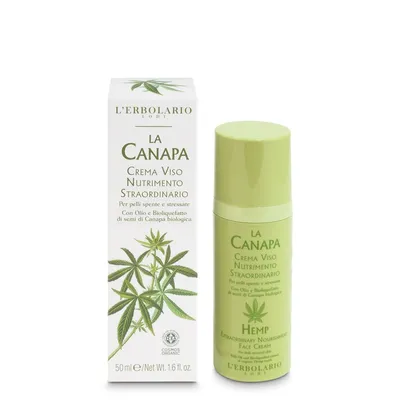 L'Erbolario La Canapa Crema Viso (Niezwykle odżywczy krem do twarzy)