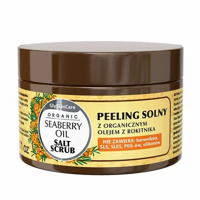 GlySkinCare Seaberry Oil, Salt Scrub (Peeling solny z olejem z rokitnika)