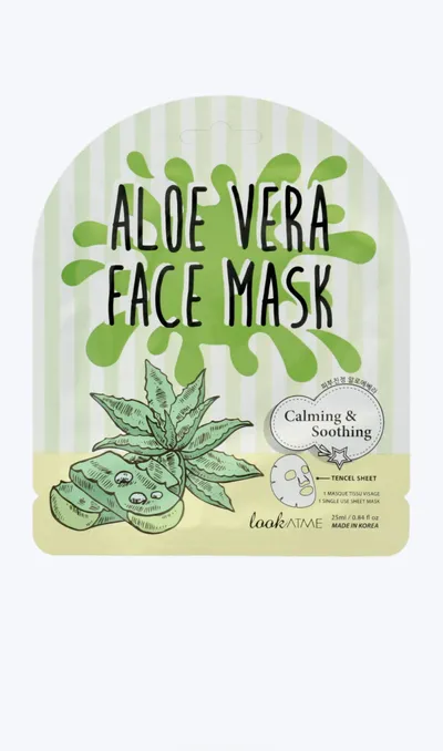 Look at Me Aloe Vera Face Mask (Łagodząca maska w płachcie `Ekstrakt z liści aloesu`)