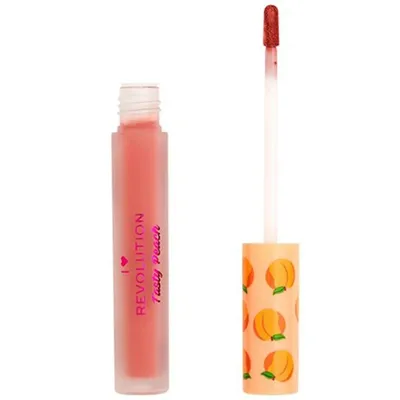 I Heart Revolution Tasty, Soft Peach Liquid Lipstick (Płynna pomadka do ust)