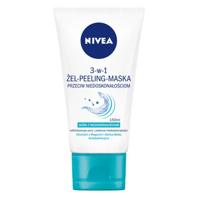 Nivea Pure Effect All in 1, Żel - peeling - maska przeciw niedoskonałościom 3 w 1