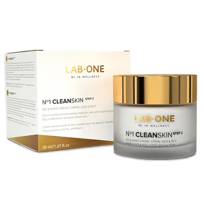 Lab One N°1 CleanSkin,  Day & Night Cream (Nawilżający krem do skóry problematycznej likwidujący trądzik)