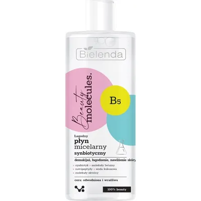 Bielenda Beauty Molecules, B5, Łagodny płyn micelarny synbiotyczny