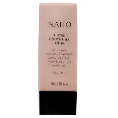 Natio Tinted Moisturiser SPF 20 (Koloryzujący krem do twarzy)