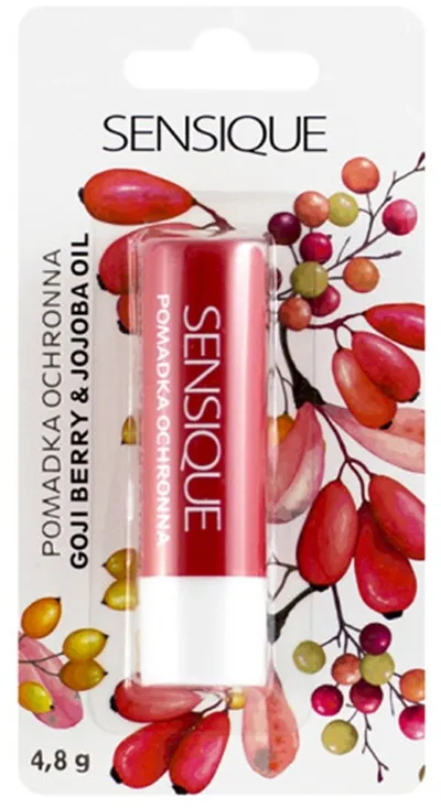 Sensique Pomadka ochronna do ust `Jagody goji i olejek jojoba`
