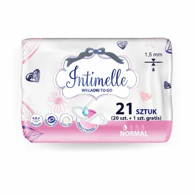 Intimelle To Go Normal, Wkładki higieniczne