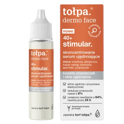 Tołpa Dermo Face, 40+ Stimular, Skoncentrowane serum ujędrniające