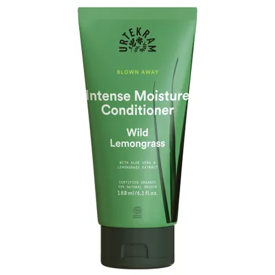Urtekram Blown Away, Wild Lemongrass, Intense Moisture Conditioner (Odżywka intensywnie nawilżająca z dziką trawą cytrynową)