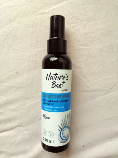 Cien Nature's Best, Moisture Spray with 100% Cold Pressed Coconut Oil (Nawilżający spray do włosów z olejkiem kokosowym)