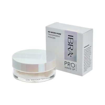 Ibra Pro Make Up Academy, No More Pore, Transparent Powder (Wygładzający puder transparentny)