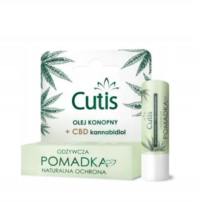 Cutis Odżywcza pomadka z olejem konopnym + CBD