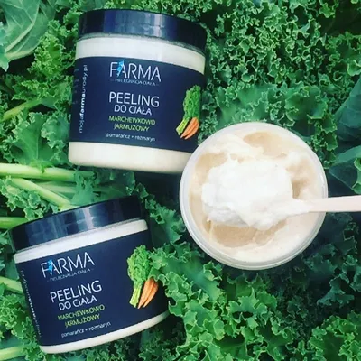 Moja Farma Urody Peeling do ciała marchwiowo- jarmużowy