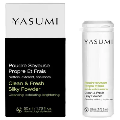 Yasumi Clean & Fresh, Silky Powder (Puder oczyszczający do mycia twarzy)