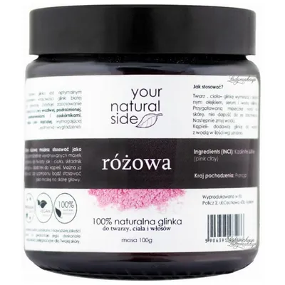 Your Natural Side 100% Naturalna glinka różowa