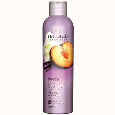 Avon Naturals, Sugar Plum & Vanilla, Body Lotion (Balsam do ciała `Śliwka i wanilia` (nowa wersja))