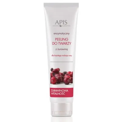 Apis Żurawinowa Witalność, Enzymatyczny peeling do twarzy z żurawiną (nowa wersja)