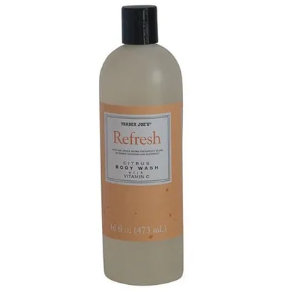 Trader Joe’s Refresh Citrus Body Wash with Vitamin C (Odświeżający cytrusowy żel pod prysznic z witaminą C)