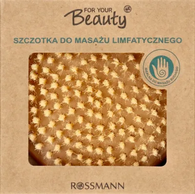 For Your Beauty Szczotka do limfatycznego masażu ciała