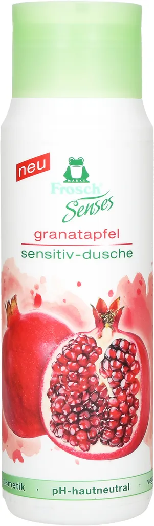 Frosch Sensitiv - Dusche Granatapfel (Żel pod prysznic z ekstraktem z granatu)