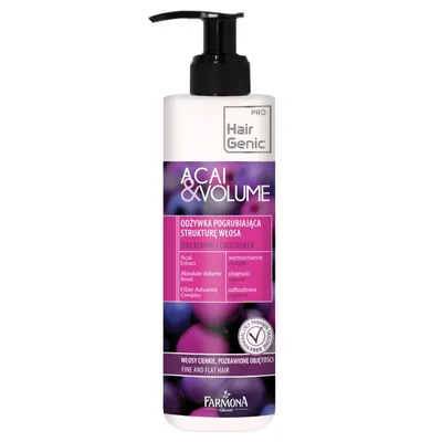 Hair Genic Acai & Volume, Odżywka pogrubiająca strukturę włosa