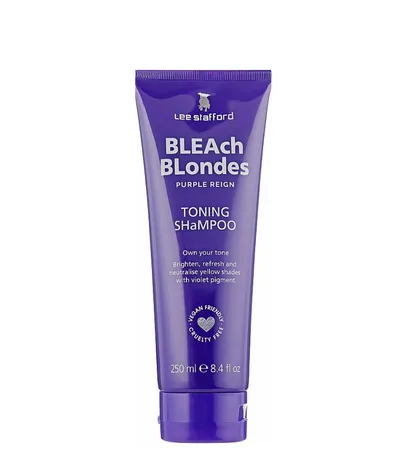 Lee Stafford Bleach Blondes, Purple Regin, Toning Shampoo (Szampon tonujący do włosów rozjaśnianych (nowa wersja))