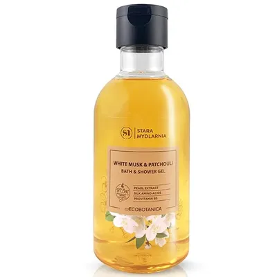 Stara Mydlarnia Ecobotanica, Shower Gel `White Musk & Patchouli` (Żel pod prysznic `Białe piżmo i paczula`)