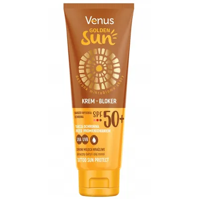 Venus Golden Sun, Krem - bloker przeciwsłoneczny SPF 50+