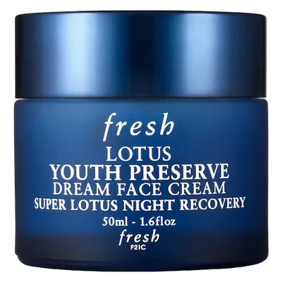 Fresh Lotus Youth Preserve Dream Face Cream Super Lotus Night Cream (Nawilżający krem przeciwstarzeniowy na noc na bazie lotosu)