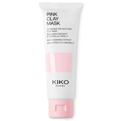 Kiko Milano Pink Clay Mask (Nawilżająco-łagodząca maska do twarzy z rumiankiem i różową glinką)