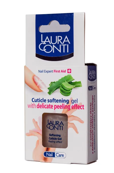 Laura Conti Nail Care, Żel zmiękczający skórki z delikatnym efektem peelingu