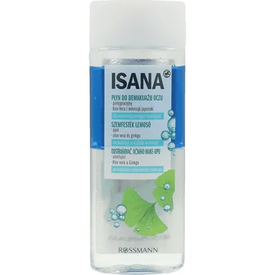 Isana Clean + Care, Płyn dwufazowy do demakijażu oczu