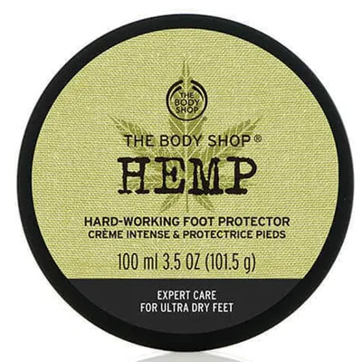 The Body Shop Hemp, Foot Protector (Krem ochronny do stóp z wyciągiem z Konopii)